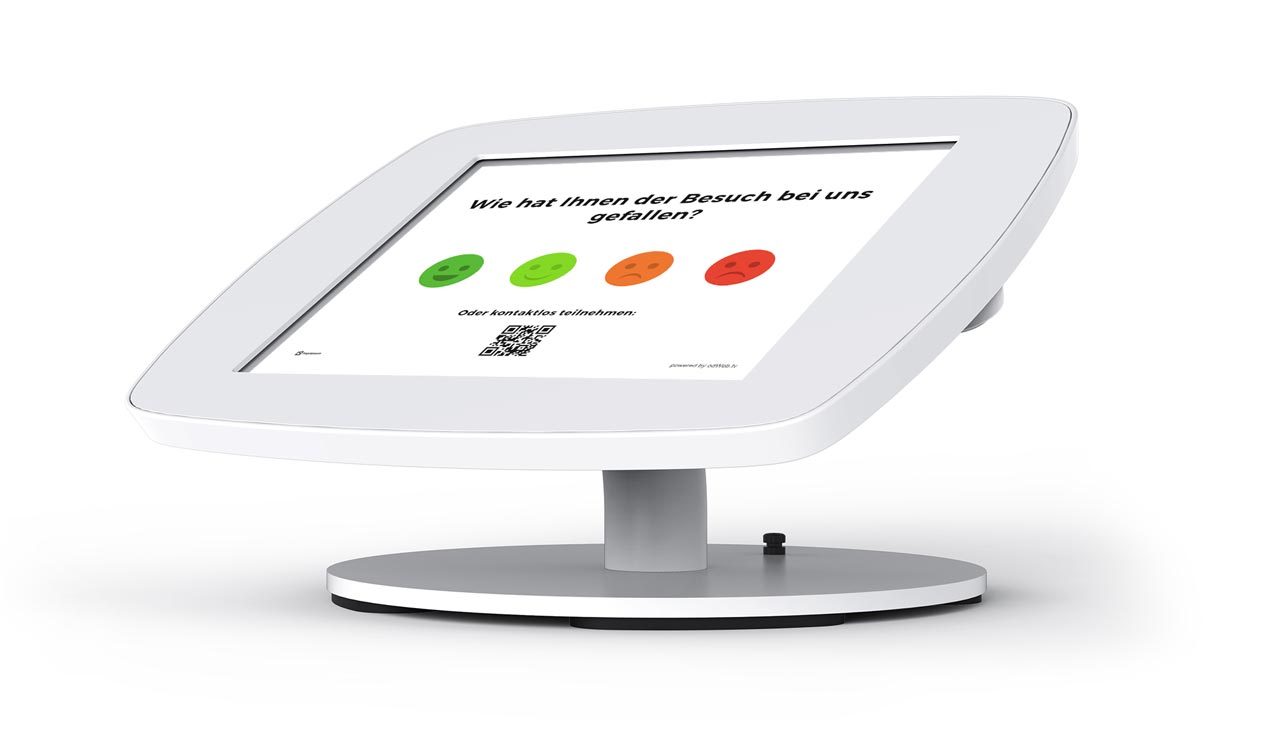 Digitale Kundenumfragen - Tablet